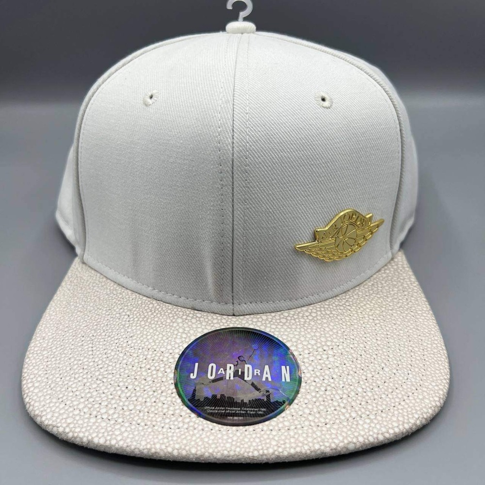 Air Jordan Hat Men White‎ Pinnacle Wings Jumpman Strap Back Cap